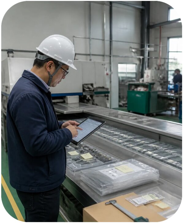 Выездной аудит фабрики в Китае для проверки производства